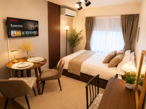 Kanseil Tokyo 302 New Studio 8 min walk to Kita-Senju Station Direct bus to Haneda