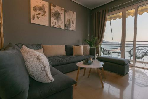 Seafront Kalamata Haven - Blue Luxury Suite