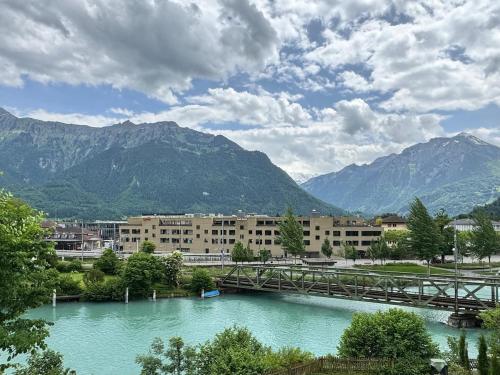 River 3 -Kissed Retreat with Iconic Jungfraujoch View