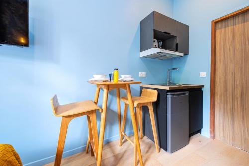 Air-conditioned & fully equipped studio in Paris 17