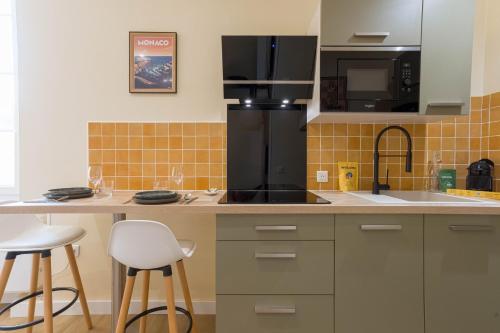 Santeny - Studio Central, clim, proche Palais&Plage