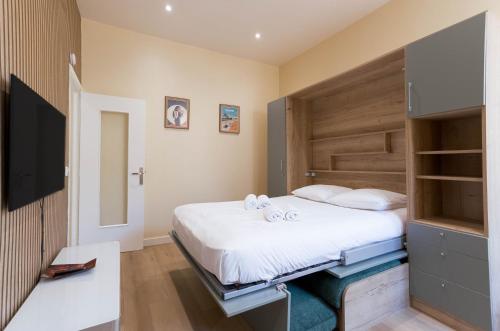 Santeny - Studio Central, clim, proche Palais&Plage