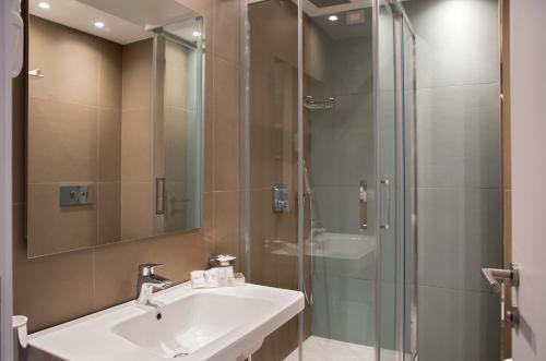 Kúpeľňa v ubytovaní Hotel Marad