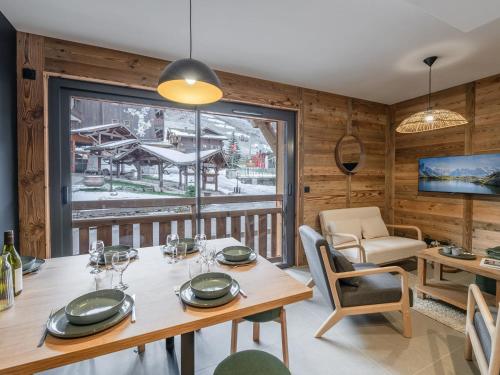 Morzine: Appart 6 pers, 41m², centre, ski-in/ski-out