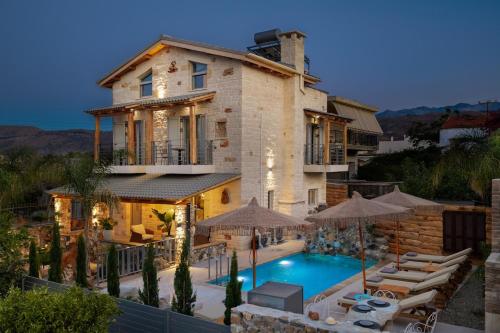 Villa Smaragda Stone Retreat with Private Pool