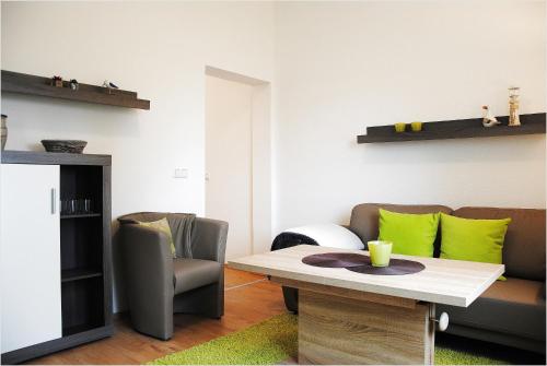 Kuchyň nebo kuchyňský kout v ubytování Ferienwohnung in Sassnitz
