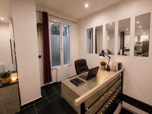 Appartement Paris centre calme WIFI 4 pers