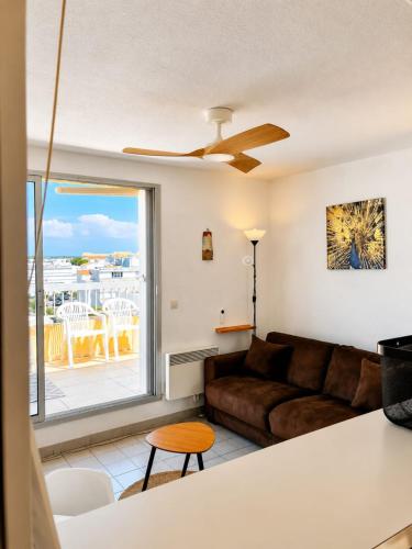 LE MATHILDE - Appart 1 chambre Vue dégagée proche de la plage avec parking