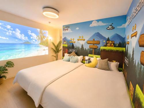LEON RESORT HOTEL Max 9 people USJ 5 min Nanba 12 min Osaka Station 5 min Chidoribashi 5 min Shinsaibashi Osaka Castle 14 min The best location for sightseeing in Osaka USJ5分 なんば12分 大阪駅5分 千鳥橋5分 心斎橋大阪城14分
