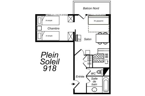Résidence Plein Soleil - CHARMANT 2 PIECES, BELLE VUE VALLEE MAE-7533