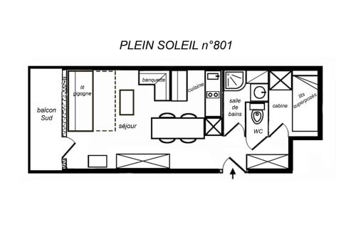 Résidence Plein Soleil - COSY STUDIO CABINE PLEIN SUD MAE-7565