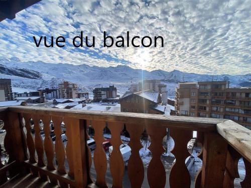 Résidence Neves - VAL THORENS location: Joli studio pour 4 personnes, étage élevé, balcon ensoleillé, dans un quartier animé (LES NEVES) MAE-9043