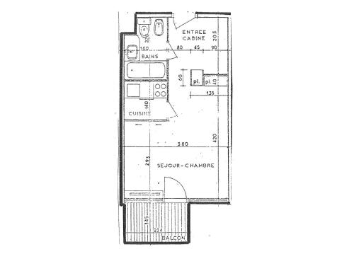 Résidence Glaciers - VAL THORENS location: studio pour 4 personnes avec balcon ensoleillé, quartier jeune et animé MAE-9077