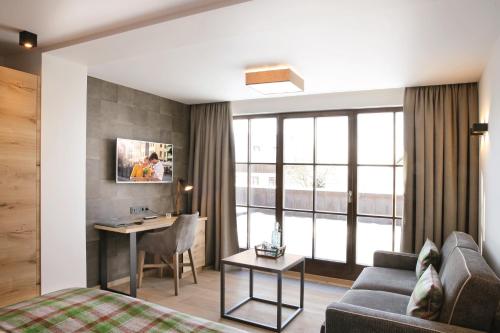 Cama o camas de una habitación en Sepperlwirt