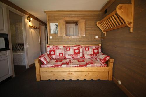 Résidence Palafour - Studio cabine 4 personnes pieds des pistes - balcon vue Grande Sassière MAE-3640