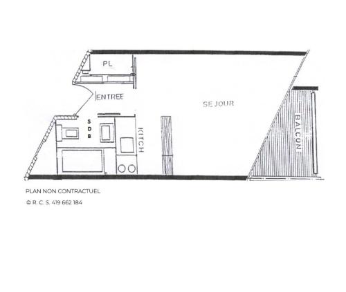 Résidence Caron - Appartement lumineux pour 3 personnes MAE-5824