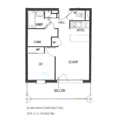 Résidence Courmayeur - Appartement pour 4 personnes MAE-3934