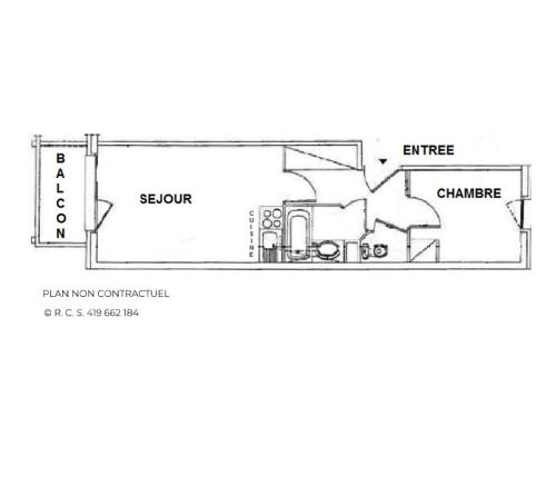 Résidence Valmont - Appartement pour 4 avec cuisine équipée et proche des pistes MAE-4184