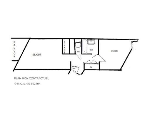 Résidence Caron - Appartement 5 personnes avec cuisine équipée MAE-4884