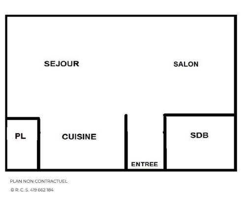Résidence Beaufortain - Studio pour 4 personnes avec vue sur la Croisette MAE-5024