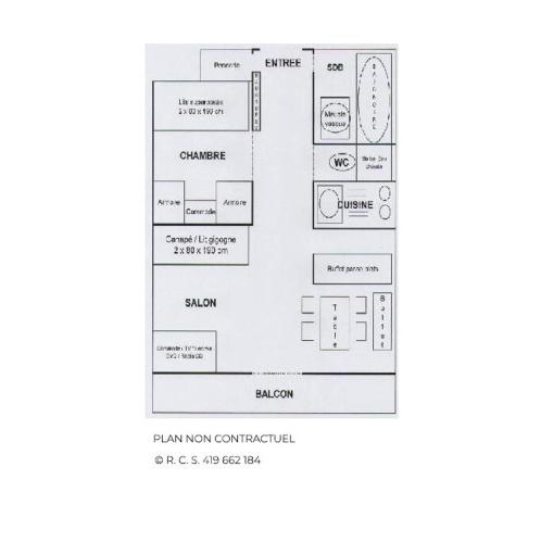 Résidence Sarvan - Studio cabine au pied des pistes aux Ménuires pour 4 personnes MAE-5164