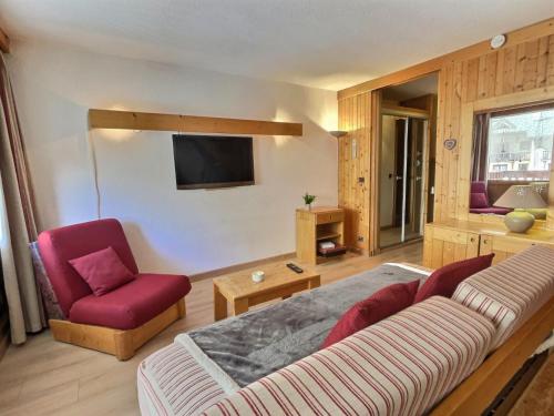 Résidence Hameaux De Val - Votre grand studio mezzanine avec garage couvert à 5 min des pistes MAE-1004