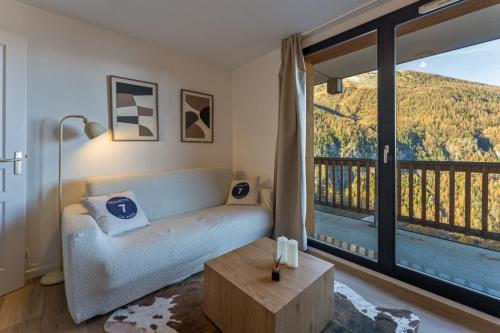 Les Chalets De Bois MÉan - B - Appartement cosy avec vue imprenable aux Orres MAE-1824
