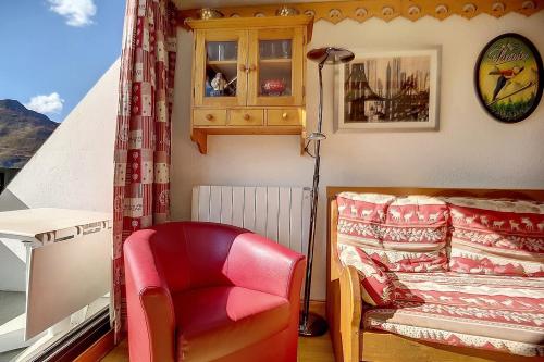 Résidence Danchet - Appartement duplex ensoleillé · Départ et retour skis aux pieds · Balcon MAE-9994