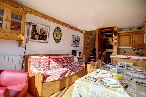 Résidence Danchet - Appartement duplex ensoleillé · Départ et retour skis aux pieds · Balcon MAE-9994