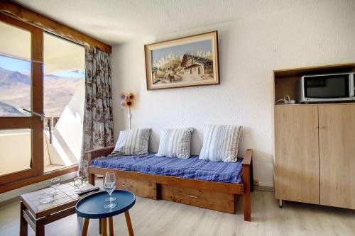 Résidence Danchet - Studio agréable · Départ et retour ski aux pieds · Balcon MAE-1334