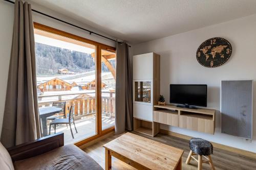 Résidence Le Balcon Des Airelles - Chaleureux appartement rénové aux Orres 1800 MAE-6314