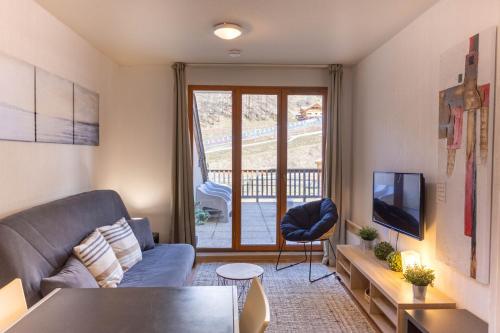 Résidence Les Terrasses Du Soleil D'or - Appartement chaleureux avec terrasse vue pistes MAE-6864