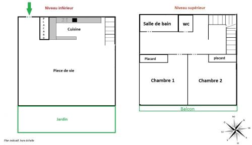 Résidence Hermitage Ii - Duplex jardin au calme, proche pistes et centre MAE-1071