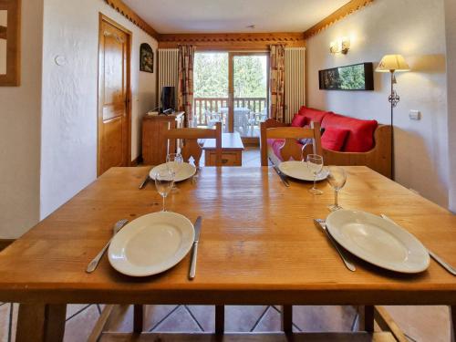 Résidence Roselend - Charmant appartement de 3 pièces situé dans une résidence au village du Chantel, proche des pistes et avec piscine. MAE-4441
