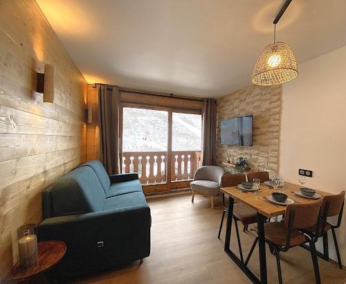Résidence Le Pralin C - Studio rénové dans le quartier de Meribel Mottaret ski aux pieds. MAE-4523