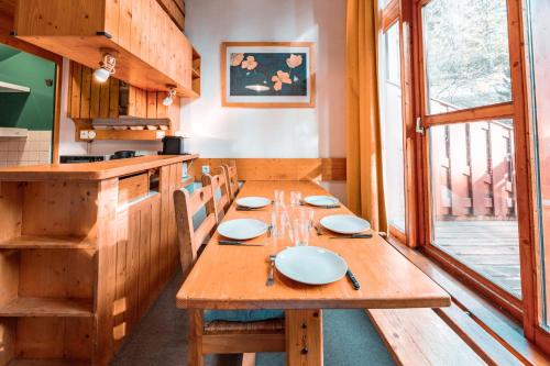 Résidence Vogel - Agréable duplex 6 personnes avec une très belle vue sur la vallée dans le village de Charmettoger à Arc 1800 MAE-9633