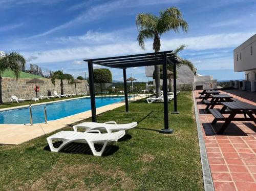 Duplex, one bedroom, large terrace