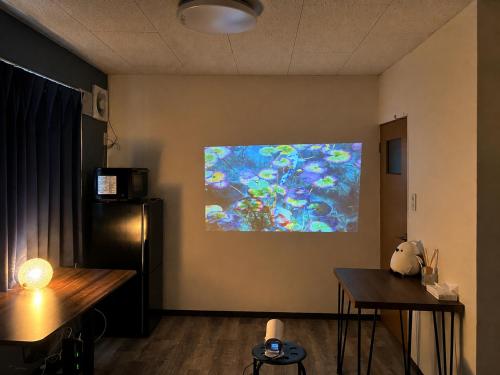 Oru 206 プロジェクター完備で夜も楽しめる部屋 Wi-Fi及びエアコンあり