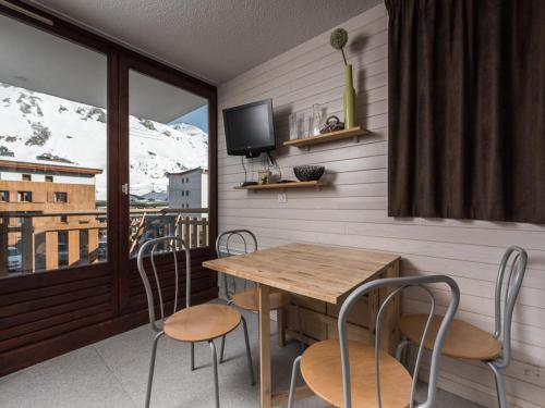 Studio cabine 4 pers · Proche pistes · Balcon