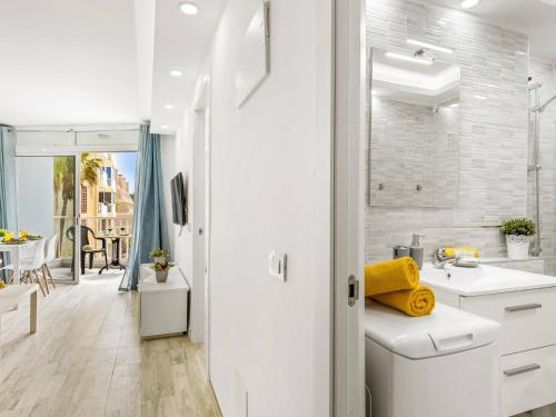 Blush Palm Apartment