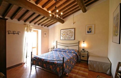 Llit o llits en una habitació de Casetta Francini