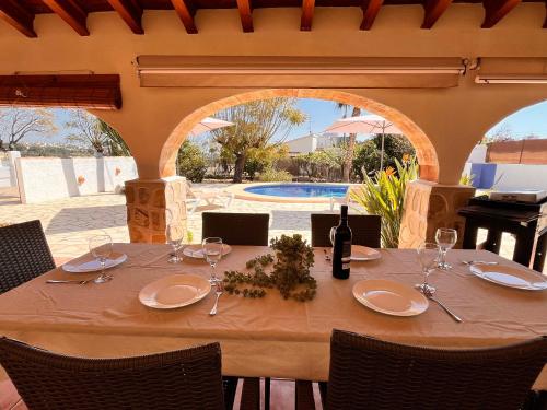 Villa con piscina y barbacoa en Calpe