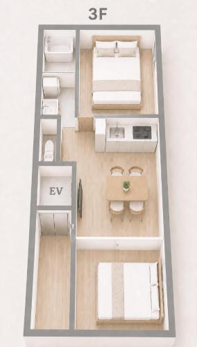 刃の間 最大4名 大国町駅徒歩6分 心斎橋なんば5分 エレベーター完備