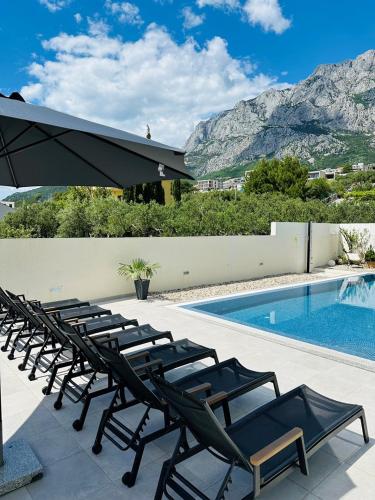 Villa Noura in Makarska, private pool,gym