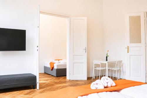 Cozy 2BR Apt with TV & Netflix, Steps from AKH