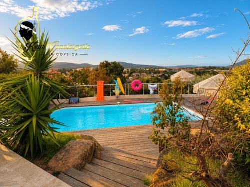 Villa 12 pers au centre de Porto-Vecchio avec piscine