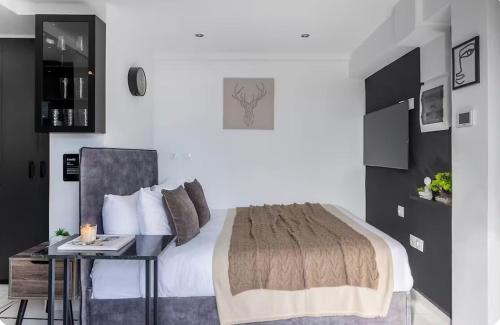 Callisto - Luxury Rooftop Suite with hot tub & Acropolis View