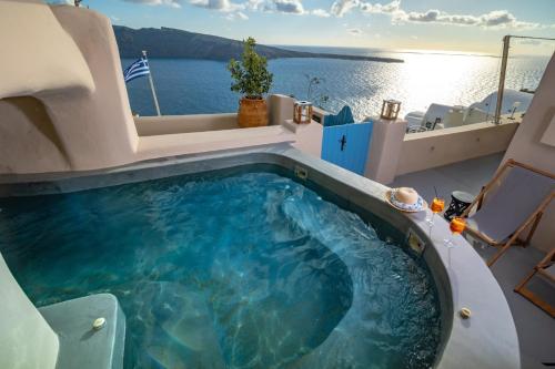 Greek Kallisti Sunset Santorini