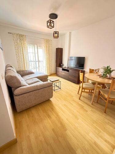 Central Apartment in Nerja with Pool and Parking