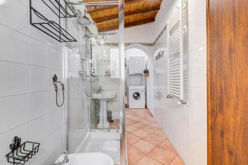 Terracotta & Wooden Beams Style in Historic Center of Rome
